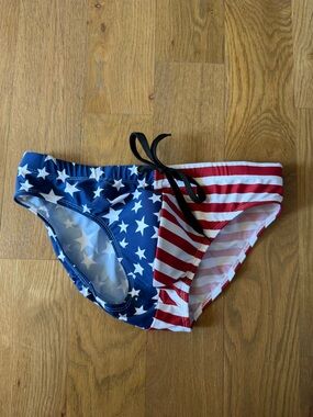 American Flag Swim Briefs